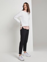 Mia Slim Hose mit elastischem Tape-Bund - Frauen - Clean Rinsed Blue Denim Mia Slim Hose mit elastischem Tape-Bund - Frauen - Clean Rinsed Blue Denim - 3 - TOM TAILOR