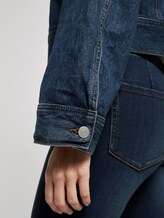 Kurze Oversized Jeansjacke - Frauen - Used Dark Stone Blue Denim Kurze Oversized Jeansjacke - Frauen - Used Dark Stone Blue Denim - 10 - TOM TAILOR Denim
