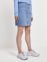Mini Jeansrock in A-Linie - Frauen - Used Mid Stone Blue Denim Mini Jeansrock in A-Linie - Frauen - Used Mid Stone Blue Denim - 11 - TOM TAILOR Denim