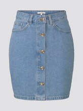 Mini Jeansrock in A-Linie - Frauen - Used Mid Stone Blue Denim Mini Jeansrock in A-Linie - Frauen - Used Mid Stone Blue Denim - 7 - TOM TAILOR Denim