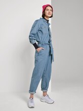 Jeans Jumpsuit - Frauen - Used Mid Stone Blue Denim Jeans Jumpsuit - Frauen - Used Mid Stone Blue Denim - 3 - TOM TAILOR Denim