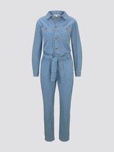 Jeans Jumpsuit - Frauen - Used Mid Stone Blue Denim Jeans Jumpsuit - Frauen - Used Mid Stone Blue Denim - 7 - TOM TAILOR Denim