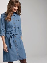 Mini Jeanskleid - Frauen - Used Mid Stone Blue Denim Mini Jeanskleid - Frauen - Used Mid Stone Blue Denim - 5 - TOM TAILOR Denim