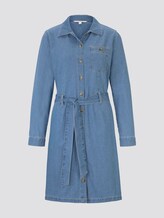 Mini Jeanskleid - Frauen - Used Mid Stone Blue Denim Mini Jeanskleid - Frauen - Used Mid Stone Blue Denim - 7 - TOM TAILOR Denim