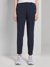 Cigarette Hose in Ankle-Länge - Frauen - Real Navy Blue Cigarette Hose in Ankle-Länge - Frauen - Real Navy Blue - 1 - TOM TAILOR Denim