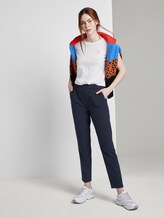 Cigarette Hose in Ankle-Länge - Frauen - Real Navy Blue Cigarette Hose in Ankle-Länge - Frauen - Real Navy Blue - 3 - TOM TAILOR Denim