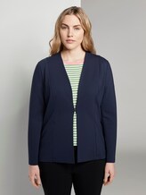 Schlichter Blazer im Loose-Fit - Frauen - Real Navy Blue Schlichter Blazer im Loose-Fit - Frauen - Real Navy Blue - 1 - My True Me