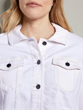 Farbige Jeansjacke - Frauen - White Farbige Jeansjacke - Frauen - White - 9 - My True Me