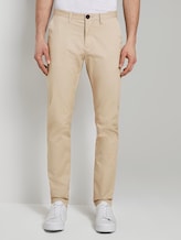 chino trousers in tech style - Men - Cashew Beige chino trousers in tech style - Men - Cashew Beige - 1 - TOM TAILOR