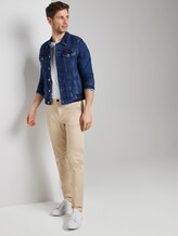 chino trousers in tech style - Men - Cashew Beige chino trousers in tech style - Men - Cashew Beige - 3 - TOM TAILOR
