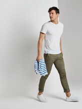 Chino Hose im Tech-Style - Männer - Olive Night Green Chino Hose im Tech-Style - Männer - Olive Night Green - 3 - TOM TAILOR