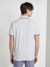 Poloshirt mit Alloverprint - Männer - white small diamond dot print Poloshirt mit Alloverprint - Männer - white small diamond dot print - 2 - TOM TAILOR Denim