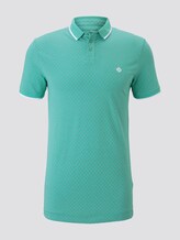 Gemustertes Poloshirt - Männer - mint small diamond dot print Gemustertes Poloshirt - Männer - mint small diamond dot print - 7 - TOM TAILOR Denim
