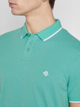 Gemustertes Poloshirt - Männer - mint small diamond dot print Gemustertes Poloshirt - Männer - mint small diamond dot print - 9 - TOM TAILOR Denim