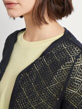 Strukturierter Cardigan - Frauen - Real Navy Blue Strukturierter Cardigan - Frauen - Real Navy Blue - 9 - TOM TAILOR Denim