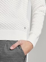 Pullover mit Waffelstruktur - Frauen - Gardenia White Pullover mit Waffelstruktur - Frauen - Gardenia White - 9 - TOM TAILOR Denim