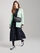 Langer Cardigan mit Seitenschlitzen - Frauen - soft neo green Langer Cardigan mit Seitenschlitzen - Frauen - soft neo green - 3 - TOM TAILOR Denim