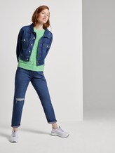 Pullover mit Ajour-Musterung - Frauen - soft neo green Pullover mit Ajour-Musterung - Frauen - soft neo green - 3 - TOM TAILOR Denim
