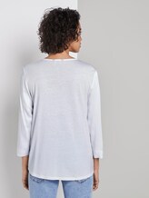 Tunikabluse mit V-Ausschnitt - Frauen - White Tunikabluse mit V-Ausschnitt - Frauen - White - 2 - Mine to five