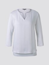 Tunikabluse mit V-Ausschnitt - Frauen - White Tunikabluse mit V-Ausschnitt - Frauen - White - 7 - Mine to five