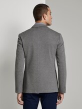 Strukturiertes Sakko aus Piqué - Männer - Dark Grey Melange Strukturiertes Sakko aus Piqué - Männer - Dark Grey Melange - 2 - TOM TAILOR