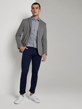 Strukturiertes Sakko aus Piqué - Männer - Dark Grey Melange Strukturiertes Sakko aus Piqué - Männer - Dark Grey Melange - 3 - TOM TAILOR