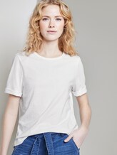 Schlichtes T-Shirt - Frauen - Whisper White Schlichtes T-Shirt - Frauen - Whisper White - 5 - TOM TAILOR