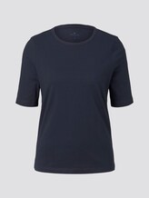 Simple T-shirt - Women - Sky Captain Blue Simple T-shirt - Women - Sky Captain Blue - 7 - TOM TAILOR