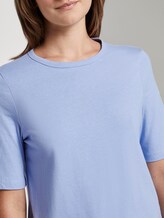Simple T-shirt - Women - Parisienne Blue Simple T-shirt - Women - Parisienne Blue - 9 - TOM TAILOR