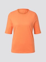 Schlichtes T-Shirt - Frauen - fruity melon orange Schlichtes T-Shirt - Frauen - fruity melon orange - 7 - TOM TAILOR