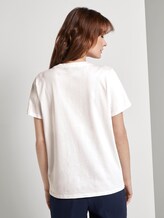 Nena & Larissa: T-Shirt mit Schrift-Print - Frauen - Dove White Nena & Larissa: T-Shirt mit Schrift-Print - Frauen - Dove White - 2 - TOM TAILOR