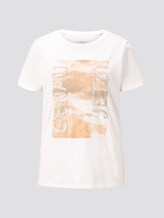 Nena & Larissa: T-Shirt mit Schrift-Print - Frauen - Dove White Nena & Larissa: T-Shirt mit Schrift-Print - Frauen - Dove White - 7 - TOM TAILOR