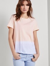Nena & Larissa: T-Shirt mit Batik-Look - Frauen - blue beige dip dye Nena & Larissa: T-Shirt mit Batik-Look - Frauen - blue beige dip dye - 5 - TOM TAILOR