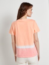 Nena & Larissa: T-Shirt mit Batik-Look - Frauen - melon pink dip dye Nena & Larissa: T-Shirt mit Batik-Look - Frauen - melon pink dip dye - 2 - TOM TAILOR
