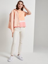 Nena & Larissa: T-Shirt mit Batik-Look - Frauen - melon pink dip dye Nena & Larissa: T-Shirt mit Batik-Look - Frauen - melon pink dip dye - 3 - TOM TAILOR