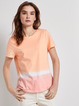 Nena & Larissa: T-Shirt mit Batik-Look - Frauen - melon pink dip dye Nena & Larissa: T-Shirt mit Batik-Look - Frauen - melon pink dip dye - 5 - TOM TAILOR