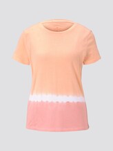Nena & Larissa: T-Shirt mit Batik-Look - Frauen - melon pink dip dye Nena & Larissa: T-Shirt mit Batik-Look - Frauen - melon pink dip dye - 7 - TOM TAILOR