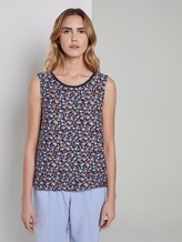 Ärmelloses Top - Frauen - navy floral design Ärmelloses Top - Frauen - navy floral design - 1 - TOM TAILOR