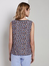 Ärmelloses Top - Frauen - navy floral design Ärmelloses Top - Frauen - navy floral design - 2 - TOM TAILOR