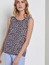 Ärmelloses Top - Frauen - navy floral design Ärmelloses Top - Frauen - navy floral design - 5 - TOM TAILOR