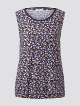 Ärmelloses Top - Frauen - navy floral design Ärmelloses Top - Frauen - navy floral design - 7 - TOM TAILOR