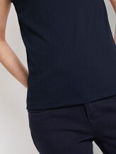 Nena & Larissa: Top with a stand-up collar - Women - Sky Captain Blue Nena & Larissa: Top with a stand-up collar - Women - Sky Captain Blue - 10 - TOM TAILOR