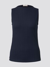 Nena & Larissa: Top with a stand-up collar - Women - Sky Captain Blue Nena & Larissa: Top with a stand-up collar - Women - Sky Captain Blue - 7 - TOM TAILOR