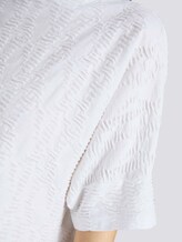 Strukturiertes T-Shirt - Frauen - Whisper White Strukturiertes T-Shirt - Frauen - Whisper White - 10 - TOM TAILOR