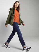 Strukturiertes T-Shirt - Frauen - fruity melon orange Strukturiertes T-Shirt - Frauen - fruity melon orange - 3 - TOM TAILOR