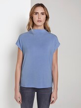 modernes T-Shirt - Frauen - Parisienne Blue modernes T-Shirt - Frauen - Parisienne Blue - 1 - TOM TAILOR