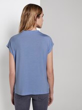 modernes T-Shirt - Frauen - Parisienne Blue modernes T-Shirt - Frauen - Parisienne Blue - 2 - TOM TAILOR