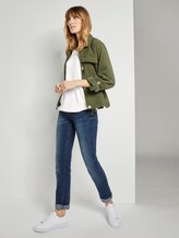 T-Shirt mit Cut-Out - Frauen - Whisper White T-Shirt mit Cut-Out - Frauen - Whisper White - 3 - TOM TAILOR