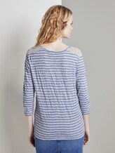Gestreiftes T-Shirt - Frauen - blue striped Gestreiftes T-Shirt - Frauen - blue striped - 2 - TOM TAILOR