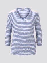 Gestreiftes T-Shirt - Frauen - blue striped Gestreiftes T-Shirt - Frauen - blue striped - 7 - TOM TAILOR
